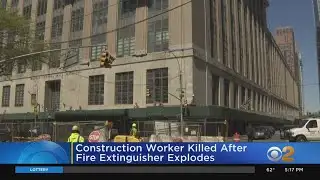 Construction Worker Killed After Fire Extinguisher Explodes