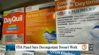 CONSUMER ALERT: FDA Panel says decongestant doesn