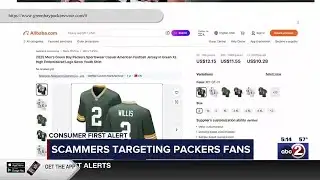 CONSUMER FIRST ALERT: Scammers target Packers fans with websites, counterfeits
