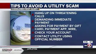 CONSUMER FIRST ALERT: Scammers threaten to shut off your utilities