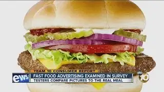 Consumer Reports: Fast food not as pictured