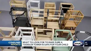 Consumer Reports shares tips for choosing a safe toddler tower
