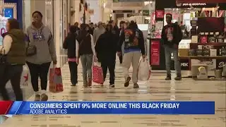 Consumers spent 9% more online this Black Friday