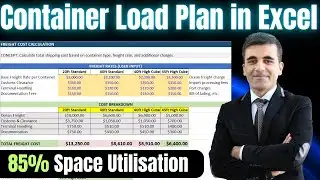 Container Load Planning in Excel | Optimize 20ft 40ft Shipping Container Loading with Excel Template