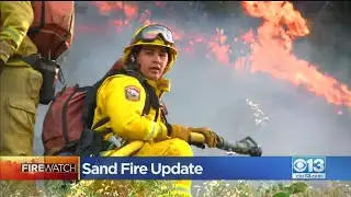 Containment Grows On Sand Fire In Yolo County