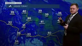 Continued windy and mild conditions today.