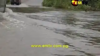 Continuous Rain Causing Flooding in Gaire Village, Central Province