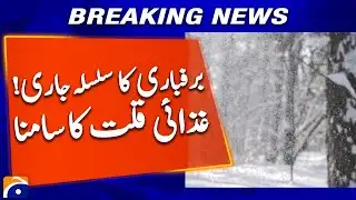 Continuous Snowfall in Astore Triggers Food Shortages | Weather Update | Geo News