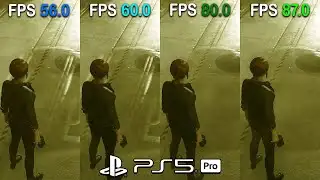 Control Ultimate Edition - PS5 PRO Patch Graphics & Frame Rate Comparison