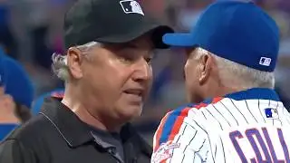 Conversation between Mets Manager Terry Collins and Umpire Tom Hallion