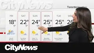 Cool and breezy Friday ahead of weekend warm-up