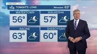 Cool and clear Sunday night