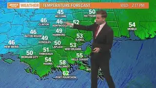 Cool, cloudy Wednesday then rain possible Thursday