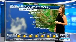 Cooler start to the week as daytime highs stay below average