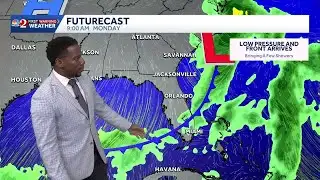 Cooler Workweek Start in Central Florida | Watching a Cold Front Tonight