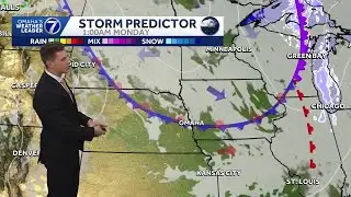 Cooling off after a mild Sunday afternoon