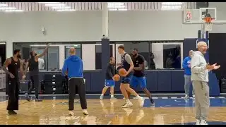 Cooper Flagg & Kyrie Irving Post Work | Dallas Mavericks Training Camp