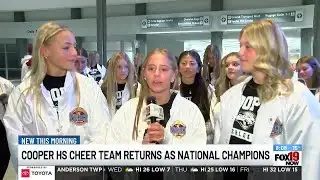 Cooper High cheer team returns as national champs