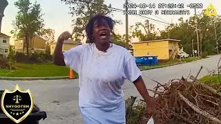 Cop Loses Patience With Unhinged Suspect