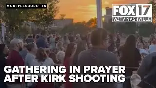 Coping With Grief: Community gathers in Murfreesboro to mourn Charlie Kirk