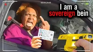 Cops vs Dumb People — Sovereign Citizen Speeding Stop Turns into Standoff