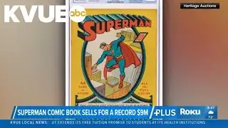Copy of Superman comic book sells for more than $9M