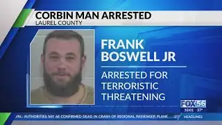 Corbin man arrested on charges including terroristic threatening