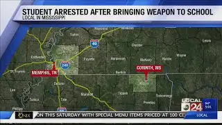 Corinth High School student in custody for bringing weapon to class