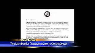 Corinth Schools confirm positive COVID-19 cases across all campuses