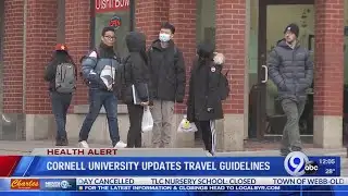 Cornell University issues new guidlines for Cornell-related travel