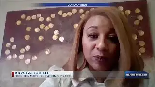 Corning Community College nurses amid COVID-19