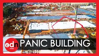 Coronavirus: Incredible Timelapse Shows NON-STOP Construction on Two Hospitals in Wuhan