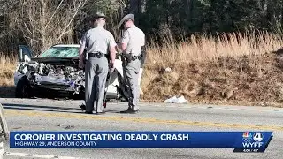 Coroner called to crash along Highway 29 in Anderson