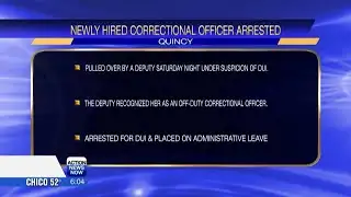 Correctional officer on leave after Quincy DUI arrest
