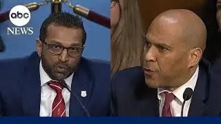 Cory Booker and Kash Patel clash at Senate oversight hearing