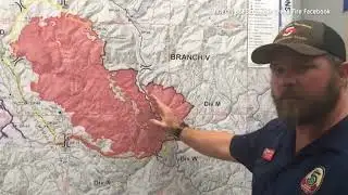 Cougar Creek Fire: Transition Day