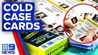 Could these playing cards help solve long-standing cold cases? | 9 News Australia