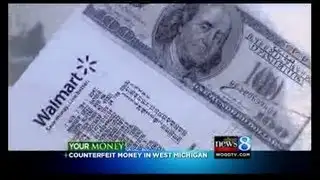 Counterfeit 100 bill