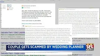 Couple Gets Scammed By Wedding Planner