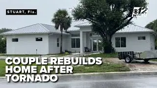 Couple has built new home to replace one destroyed by tornado