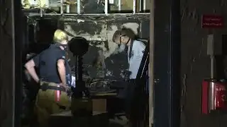 Couple treated for smoke inhalation after fire erupts inside apartment