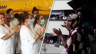 COVID-19 First Responders Applauded the World Over