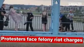 Covington Police response to Roebling Bridge protest arrests