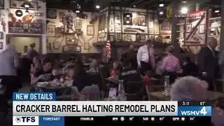 Cracker Barrel halting remodel plans