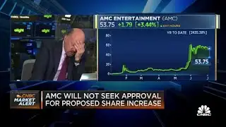 Cramer on AMC tabling proposal to seek shareholder approval for share increase