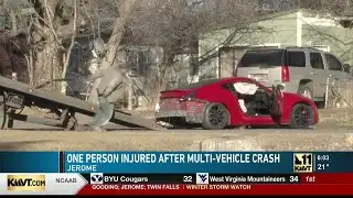 Crash at unmarked intersection injures one in Jerome