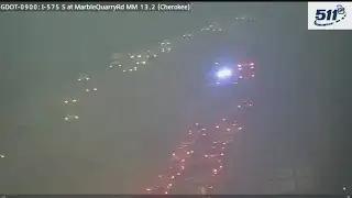 Crash causing delays on I-575 in Cherokee County