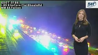 Crash causing delays on I-85 NB in Fulton County