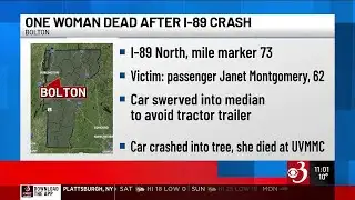 Crash on I-89 leaves one Massachusetts woman dead