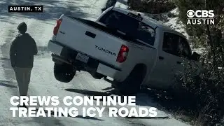 Crash reports tick up as crews continue treating roads